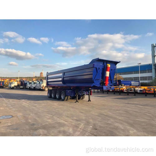  4 axles 4 Axles Tipper Rear Dump Semi Trailer Manufactory